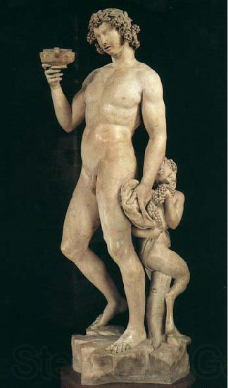 Michelangelo Buonarroti Bacchus Norge oil painting art
